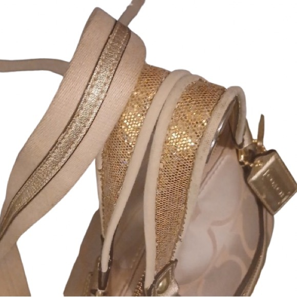 Coach Poppy Daisy Floral Satchel / Crossbody Bag - Rare - Picture 6 of 14